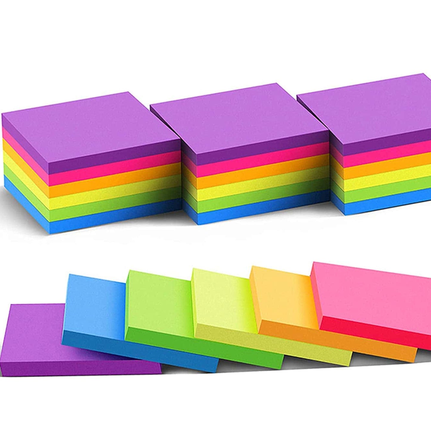 Colorful Sticky Notes And Fluorescent Sticky Notes