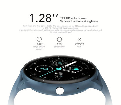 Smart Watch (Making/Answer Call) For Women Men, Wireless Calling Smartwatch With Sleep Monitor, Multi-Sport Mode, Weather Forecast, Ai Voice Control, Music Playing Control, Sport Fitness Tracker Watch Compatible For IPhone An