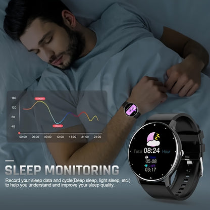 Smart Watch (Making/Answer Call) For Women Men, Wireless Calling Smartwatch With Sleep Monitor, Multi-Sport Mode, Weather Forecast, Ai Voice Control, Music Playing Control, Sport Fitness Tracker Watch Compatible For IPhone An