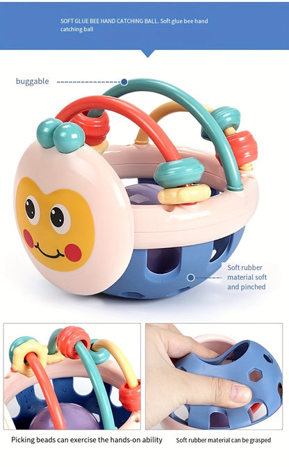 Baby Toys, Newborn Toys, Rattles, Grasping, Gnawing Toys, Hand Grasping Balls