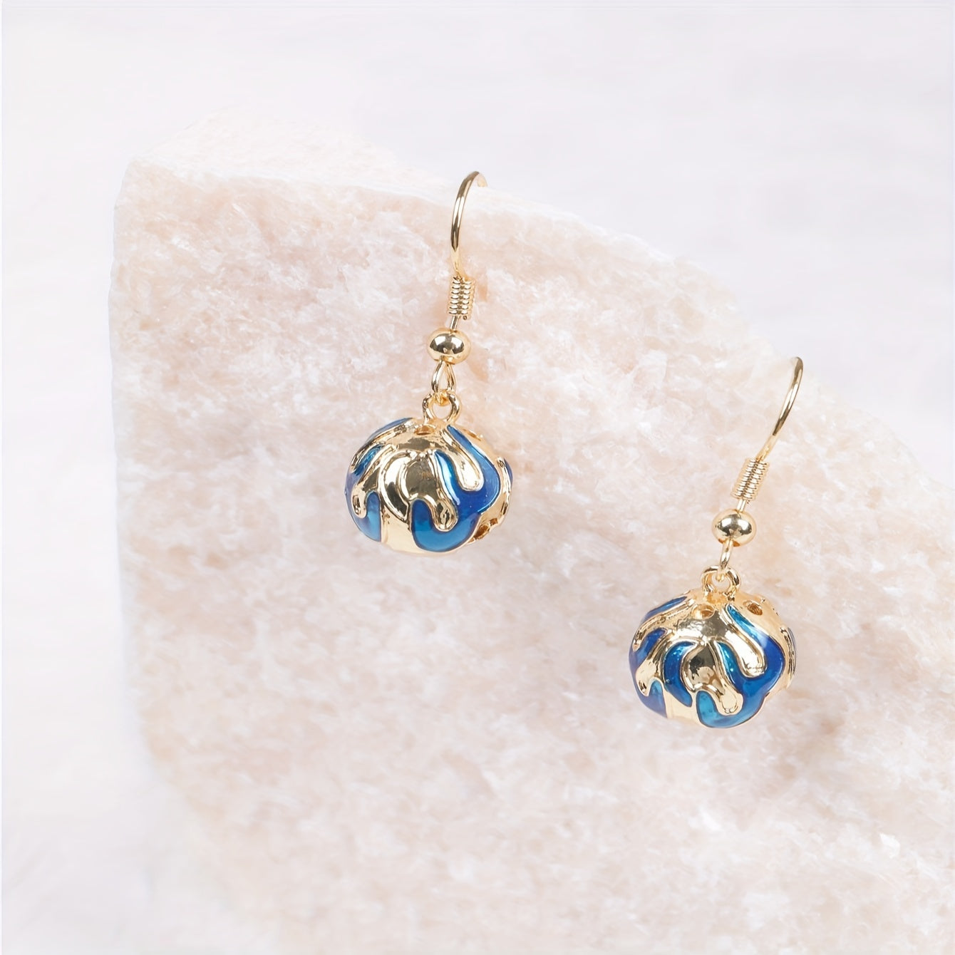 Bee & Honeycomb Decor Mismatched Drop Earrings Fashion Jewelry For Women Daughter