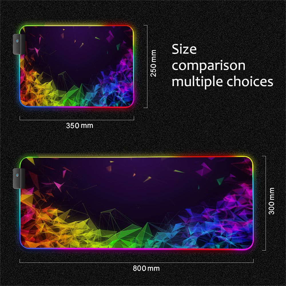Luminous Mouse RGB Mouse LED Gaming Large Office Desk Pad