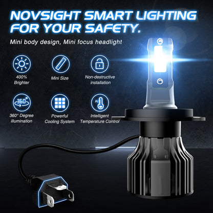 Car LED Headlight Bulbs 6000K Auto Headlamp Kit