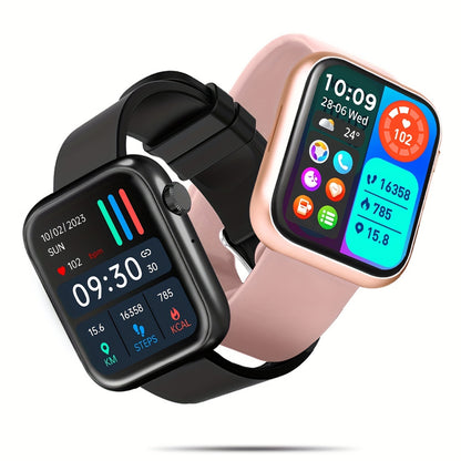 1.93-inch full-touch large-screen smartwatch, wireless talk/dial, IP67 waterproof, message alerts, various APP alerts, 100+ sports modes, suitable for men and women, sports watch, for iPhone/ android
