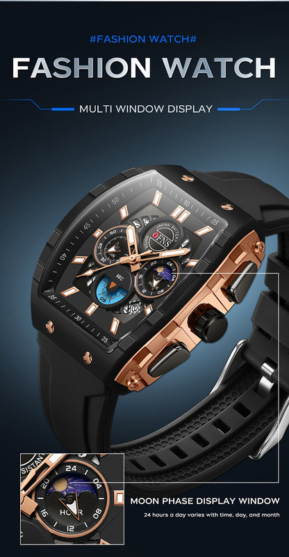 High-Quality 'S Waterproof Watches, Luxury Quartz Chronograph Timepieces, Luminous Calendar Watches For, Stylish Business Watches For, Perfect Gifts for Holidays And Birthdays